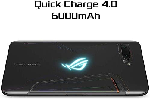 ASUS ROG Phone 2 (New) Unlocked GSM US Version & Warranty, 512GB Storage, 12GB RAM, 6.6” FHD+ AMOLED 120Hz Display, Snapdragon 855 Plus, No Volte, Gaming Smartphone (ZS660KL-S855P-12G512G-BK) (512GB)