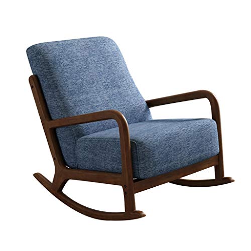 Single Seat Reclining Chair Bistro Set Patio Rocking Chairs Relax Rocker Lounge Chair Relax Chair with Armrests Recliners High Back Armchair Padded Seat for Living Room Ergonomic Sofa