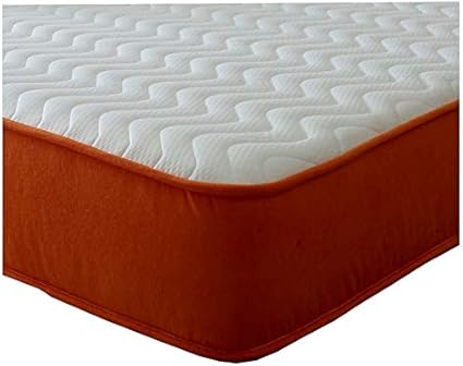 Orange Seville Wave 9 Deep Comfort Coil Spring Mattress With Memory Foam Layer Options 4ft6 Standard Uk Double With Memory Foam Layer Amazon Co Uk Home Kitchen