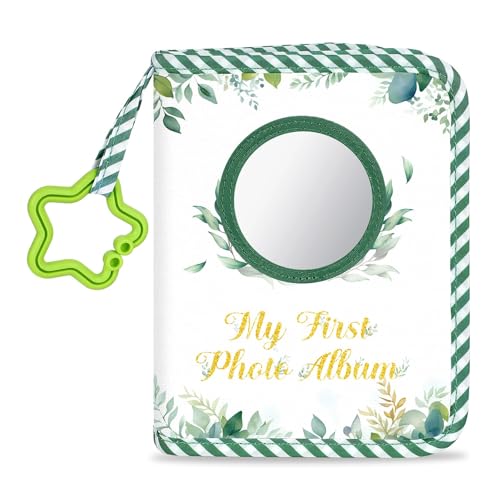 Baby's My First Family Album Soft Photo Cloth Book Eucalyptus