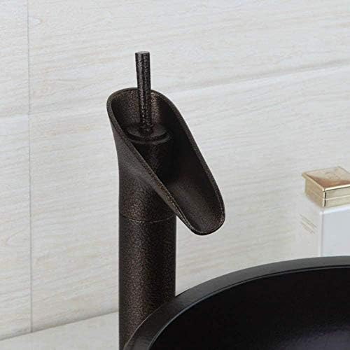 Kitchen Taps Faucet Vintage Novelty Roman Bronze Wine Glass Art Bathroom Decor Water Vessel Waterfall Basin Sink Mixer Tap