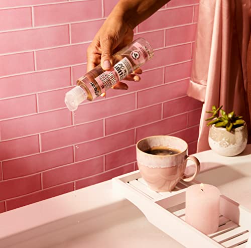 Soap & Glory Original Pink Get Enriched Quick Nourishing Bath & Body Oil - Skin Moisturizer with Argan Oil, Vitamin E, & Almond Oil - Rose & Bergamot Scented Body Oil for Dry Skin (200 ml) - Thumbnail 6