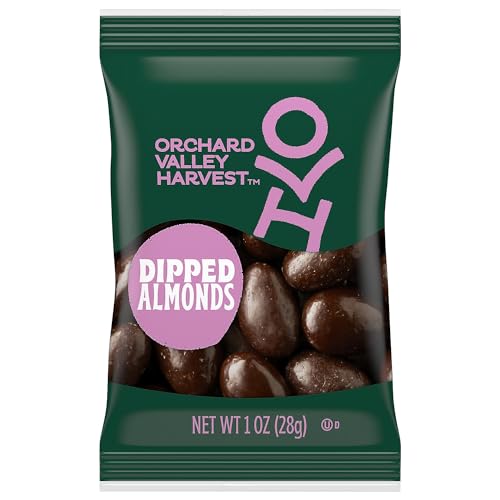 ORCHARD VALLEY HARVEST Dark Chocolate Almonds, 1 oz (Pack of 8), Non-GMO, No Artificial Ingredients - Thumbnail 4