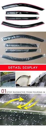 Déflecteurs vent pour BMW Série 1 E87 2004-2010 noirs - 6