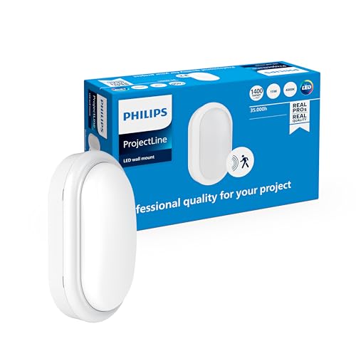 Aplique LED con sensor integrado Philips ProjectLine 1400 lm de fácil instalación 2
