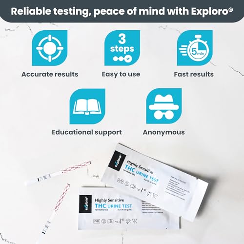 Exploro THC15 Highly Sensitive At Home Marijuana Drug Test Kit, Thc Drug Test Kit Marijuana/Weed thumb #1