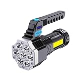 Éclairage lumineux et constant : cette lampe de poche LED est équipée de sept noyaux à haute luminosité, fournissant une lumière stable et sans scintillement qui garantit une couverture uniforme sur de grandes zones, ce qui la rend idéale pour des tâches telles que les opérations de recherche, les promenades nocturnes ou les réparations à domicile tout en améliorant l'expérience utilisateur dans divers environnements.