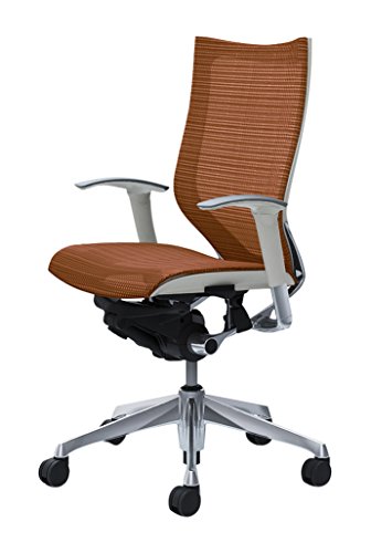 オカムラ 岡村製作所 デスクチェア オフィスチェア バロン ハイバック 可動肘 座メッシュ ブラウン CP85AW-FEH8