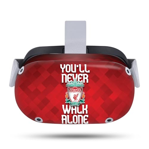 Head Case Designs Officially Licensed Liverpool Football Club YNWA Art Vinyl Sticker Skin Decal Cover Compatible with Meta Quest 2