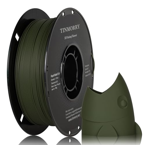 TINMORRY PLA Filament 1.75mm 1kg, Matte PLA 3D Printer Filament, Compatible with Bambu Lab FDM 3D Printer, 1 KG 1 Spool,