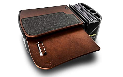 Image of AutoExec AE-GMCD-21M GripMaster Car Desk for Your Vehicle Workstation and Mobile Office, Mahogany