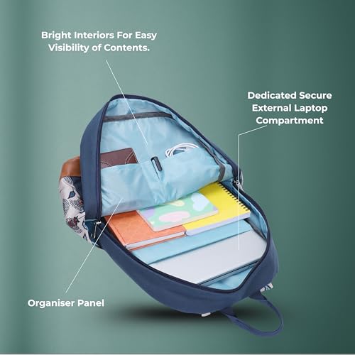 Image of Protecta | Fusion | Backpack | For MacBook & Laptops| College Office | Travel | Made in India | Lightweight | Durable | Women
