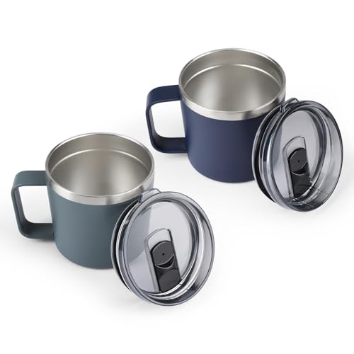 Olympia Tools 14 oz Insulated Camping Mug Set