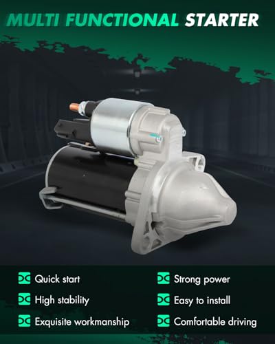 Image of SCITOO Starter Motor fit for BMW for 125i 3.0L 2011,for BMW for 128i 3.0L 2012-2013,for BMW for 135i 3.0L 2012-2013 Replacement Starter 30304