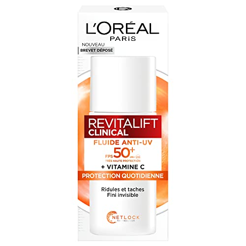 L'Oréal Paris Revitalift Clinical Fluid Anti-UV SPF50+ Vitamina C 50ml