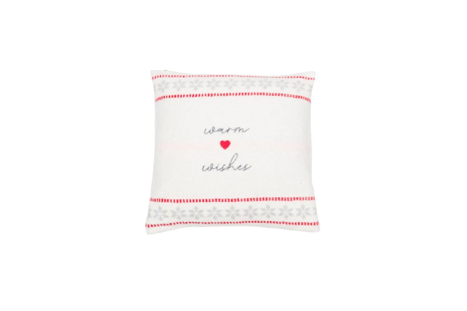 Housse de coussin Savona 50x50 cm canapé déco scandinave blanc