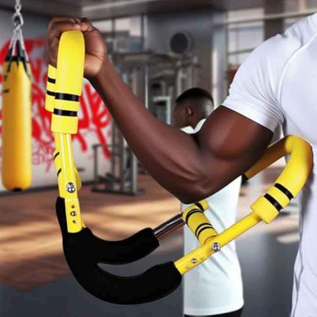 Arm Trainer - Adjustable Chest Workout Equipment for Men, Professional Arm Chest Muscle Trainer, Shoulder Forearm Wrist Strengthener, Portable Home Upper Body Fitness Machine