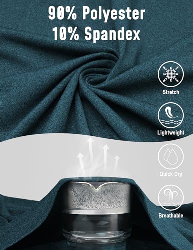 Long Sleeve Shirts for Men 5 Pack Athletic T Shirt UPF 50+ Sun Protection Fishing Active Running Quick Dry Fit Tee Shirt4