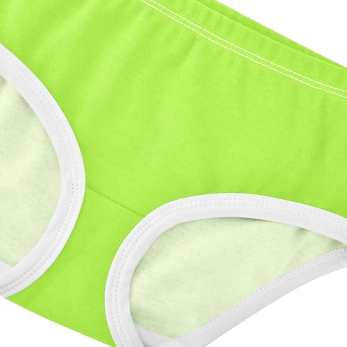 Joisal Green Yellow Girl Panties Cute Toddlers Underwear Floral Cotton Cartoon Briefs Underpants 2t4