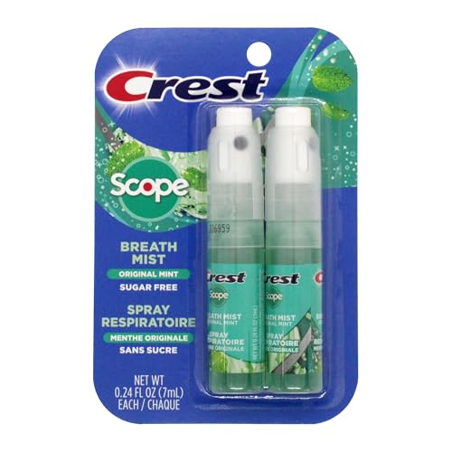 Brume d'haleine Crest Scope Menthe : votre spray de poche pour les rendez-vous