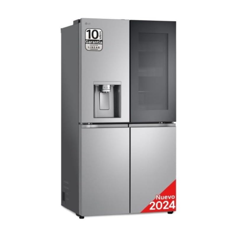 Frigorí­fico americano LG GMG961EVKE Clase E 1.78mX91.4cm No Frost Acero Inoxidable Negro