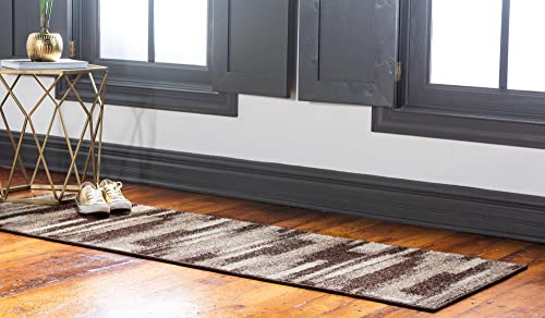 Unique Loom Autumn Collection Area Rug - Wheat (2' X 6' 1" Runner, Brown/ Beige) #TOP2