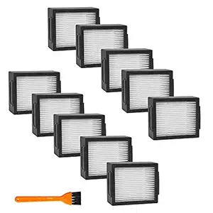 Smilyan 10 Pack HEPA Filters Replacement for iRobot Roomba I & E Series i7 i7+ i7Plus E5 E6 Vacuum Cleaner