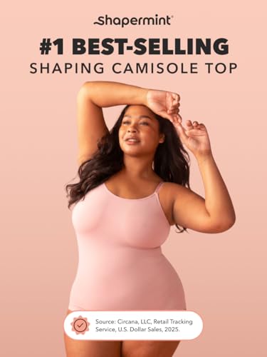 Image of SHAPERMINT Womens Tops - Scoop Neck Cami Body Shaper for Women, Shapewear Tummy Control, Camisole Tank Tops for Women