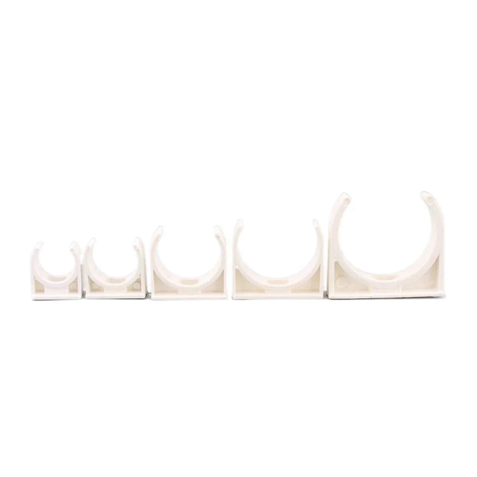 Plastic Clamps， Brake Pipe Clips wat PVC Clamp Connector 16-50mm for Garden Irrigation Aquarium Fish Tank(20pcs,16mm)