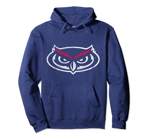 Florida Atlantic University FAU Owls Distressed Primary Pullover Hoodie