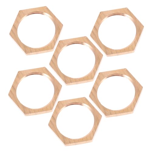 HEATSHAKING 6pezzi Bloccanti Per Raccordi Filettatura Esagonali Femminili Per Tubazioni Adatti Per