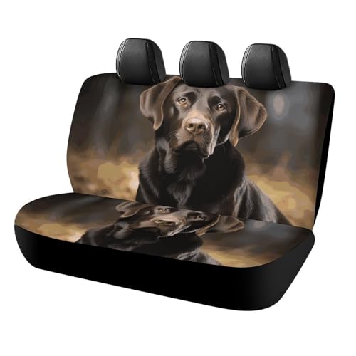 Housse de siège arrière pour chien Labrador Retriever auto, tapis de protection auto étanche