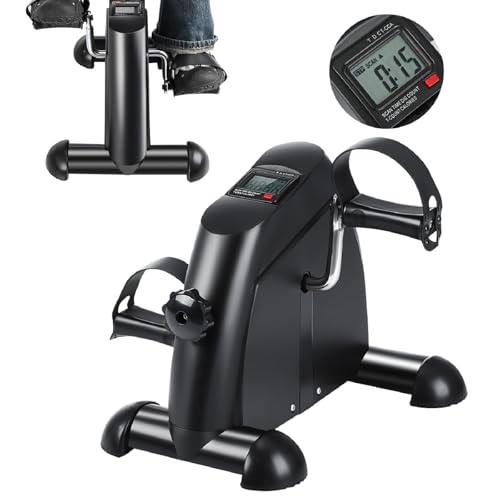 Pedaltrainer für Zuhause | Beintrainer im Sitzen mit LCD-Display &...