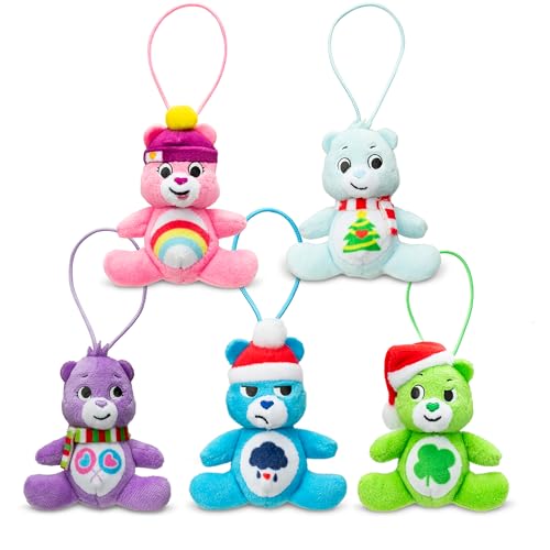 Micro Teenies 22599 Care Bears Holiday 5 Pack Treasure Box - Miniature Plush Figure, Suffed Animal, Toy Mini Soft Figure thumb #1