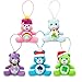 Micro Teenies - Care Bears Holiday 5 Pack Treasure Box - Miniature Plush Figure, Suffed Animal, Toy Mini Soft Figure for Kids, Girls and Boys Ages 4+