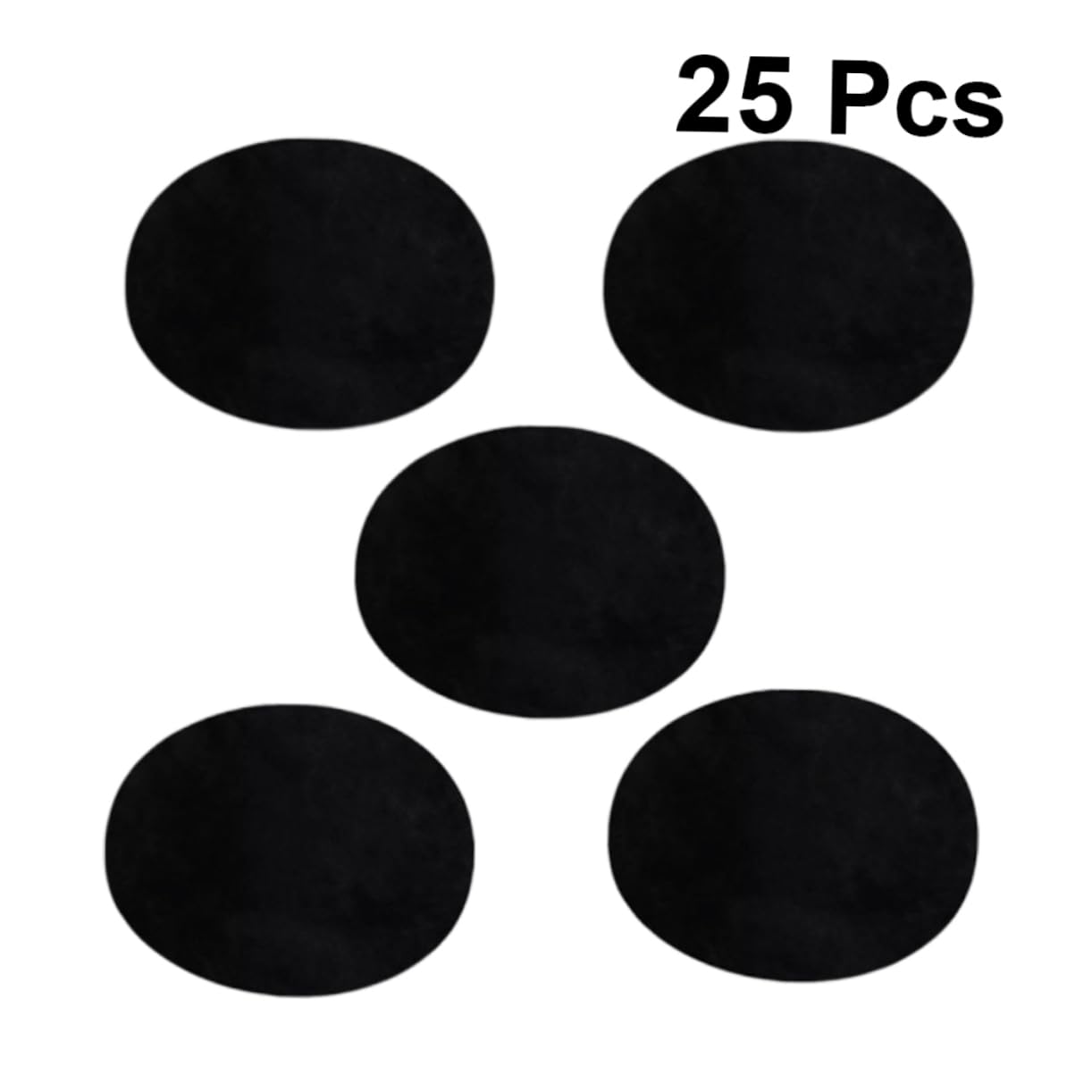 Lurrose 75stücke Suede Stoff Patches Für Kleidung Selbstklebende Ovalen Bügelflicken Für Jeans Sweater Und Applikationen Vielseitige Aufnäher Für Kreative Reparaturen Und