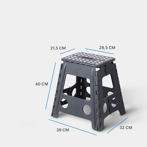Campinghocker Klapphocker aus Kunststoff – bis 90 kg belastbar