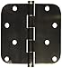 Baldwin 1140056I Radius Mortise Hinge, Lifetime Satin Nickel