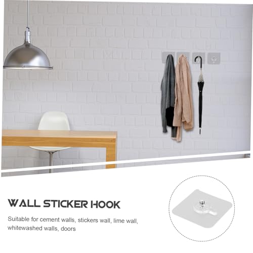 Image of Invisible Traceless Screw Stickers 12Pcs No Punch Picture Hanging Kit for Photo Frames Drywall and Hard Walls Easy Install Non-Trace Hooks