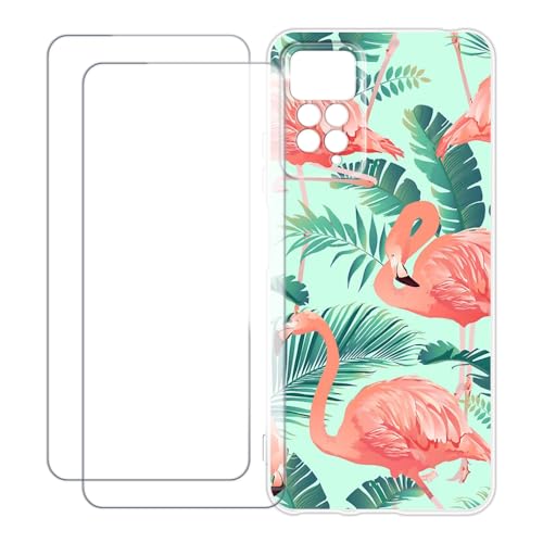 UOGNADGD Xiaomi Redmi Note 11E Pro �Ƃ̌݊������� �J�X�^���J���t���P�[�X�{�����K���X�ی�t�B����2���t�� ? �Ռ��z�������h�~ (�t���~���S)