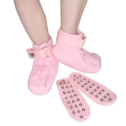 Honeylust ABDL Krabbelschuhe abschließbar Spike-Einlagen & Magnetschloss