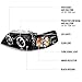 Carpartsinnovate Fits 99-04 Replacement Black LED Halo Projector Headlights Head Lamps