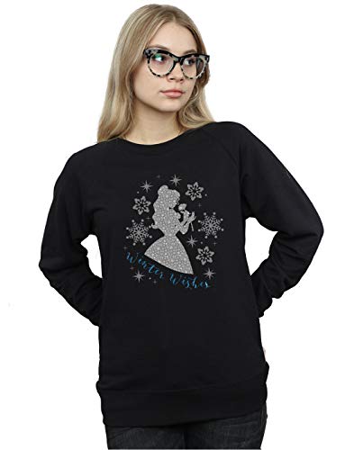Disney Princess Women's Snow White Silhouette Sweatshirt XX-Large Black