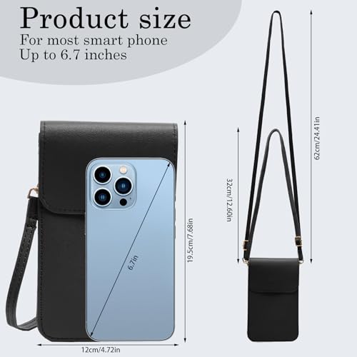 Small Crossbody Bags for Women, Leather Cell Phone Purse with Adjustable Strap, Handbags Bag for Travel Shopping2