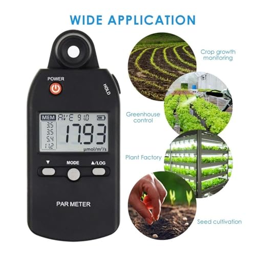 Sensor cuántico PPFD digital con espectro completo para regular luz de plantas 6