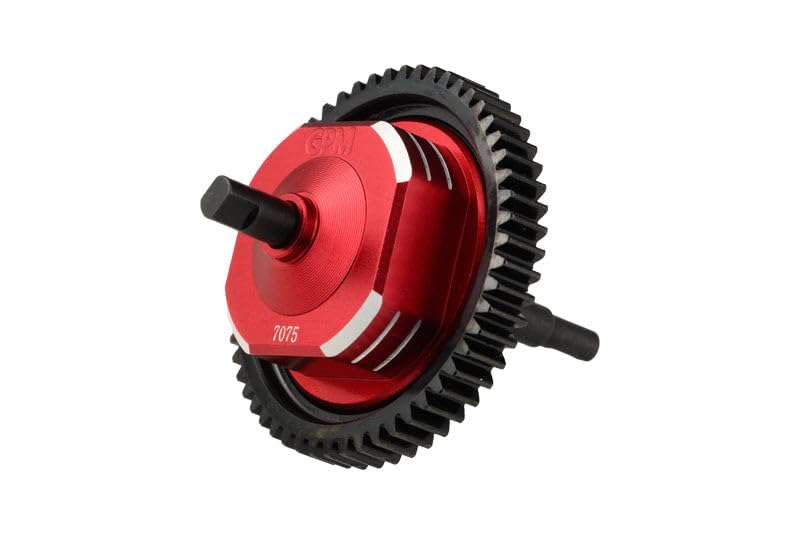 Medium Carbon Steel Center Differential Kit for Traxxas 1:10 4WD Ford F-150 Raptor/HOSS 4X4 / RUSTLER 4X4 / Stampede 4X4 / Slash 4X4 Upgrades - Red