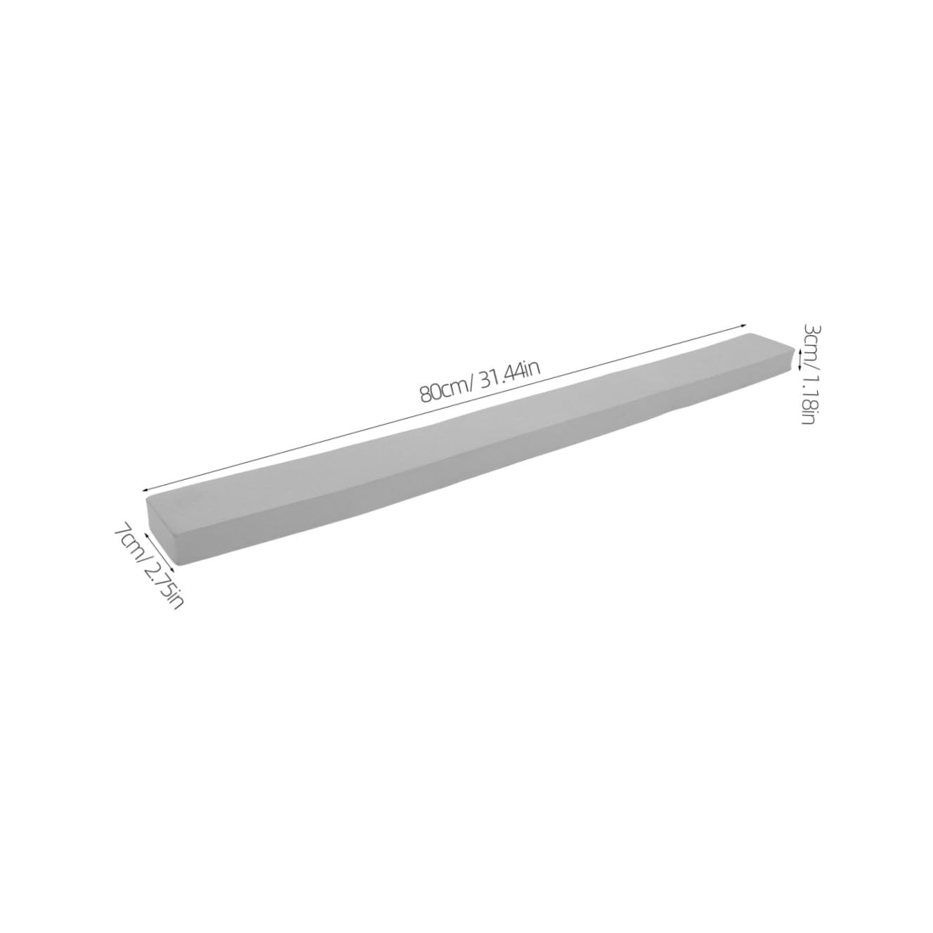 Absedor de Agua para Ventana Alféizar 850x70x30mm Esponja Pva Gris Gruesa Flessibile Tiras Absentes para Cocina Baño Barrera de Condensación a Prueba de Fugas