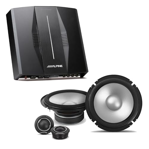 Image of Alpine PXE-C80-88 OPTIM8 8-Channel Hi-Res Digital Sound Processor Amplifier w/ S2-S65C 6.5" Component Bundle