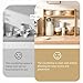 XIKEMADI Natural Bamboo Coffee Station Organizer, 2-Tier Wooden Kitchen Counter Shelf for Bar Accessories, Multi-Functional Countertop Storage Rack for Syrup Bottles & Coffee Essentials (Dark Brown)