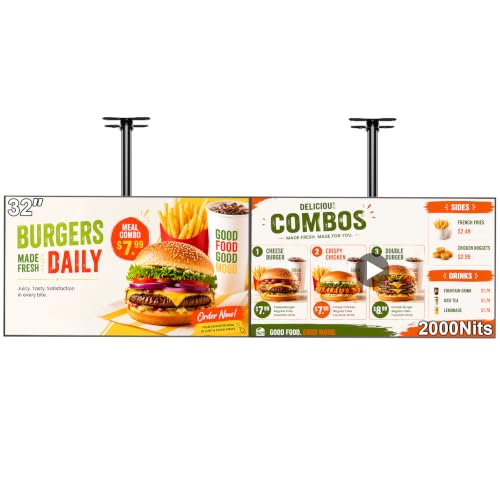 Image of 32inch Digital Signage, 2000nits High Brightness Advertising Display